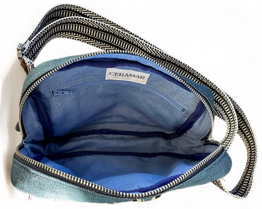 Your new favorite unisex denim sling crossbody bag is ready to be your ultimate travel bag.