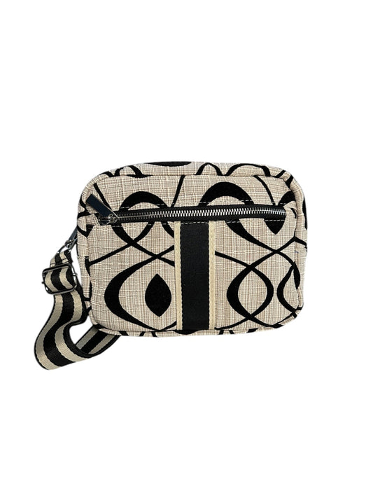 Cream swirl sling crossbody travel bag, the essential bag for your adventures.