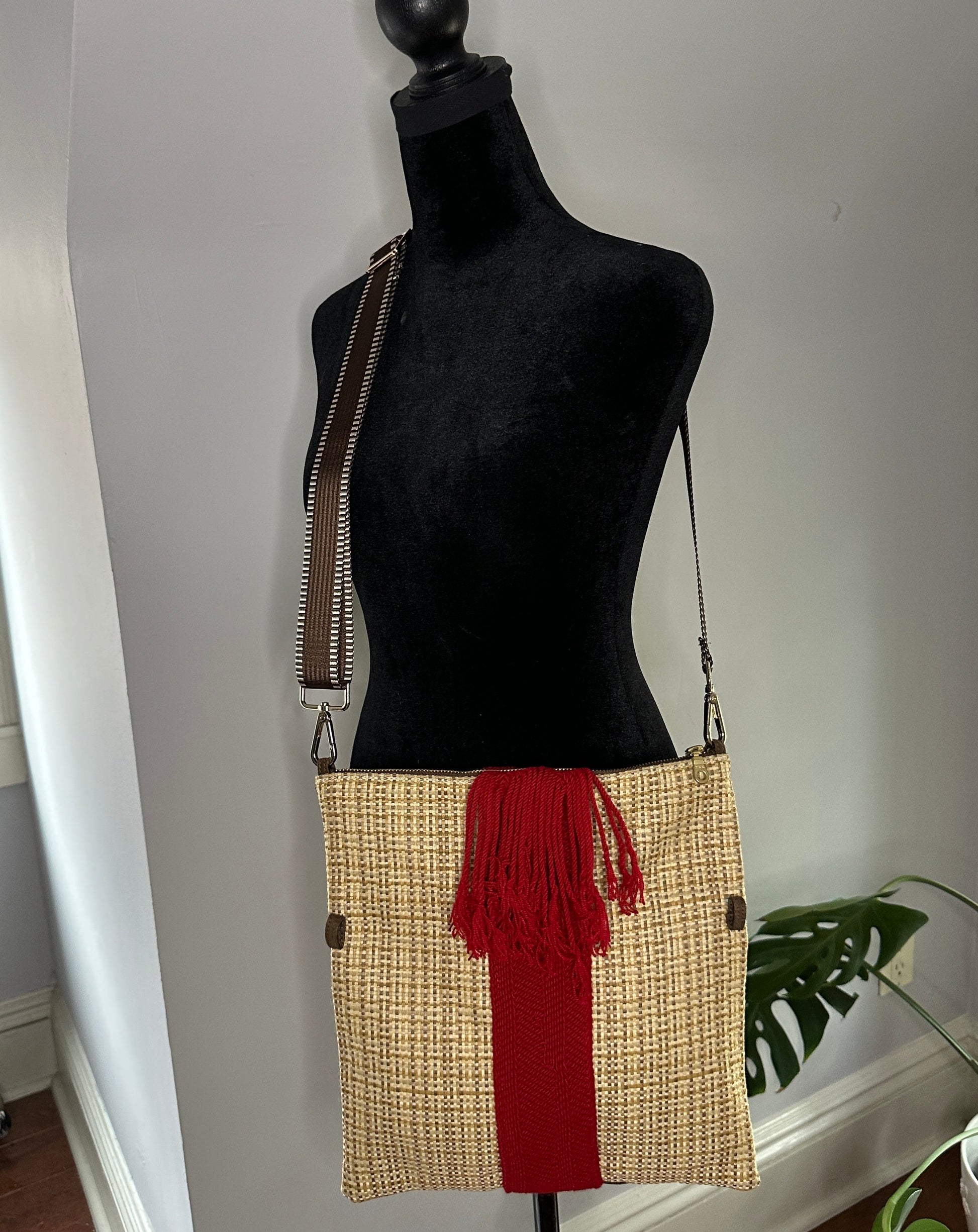 Foldover Crossbody Bag- Versatile Crossbody bag can be worn 3 ways