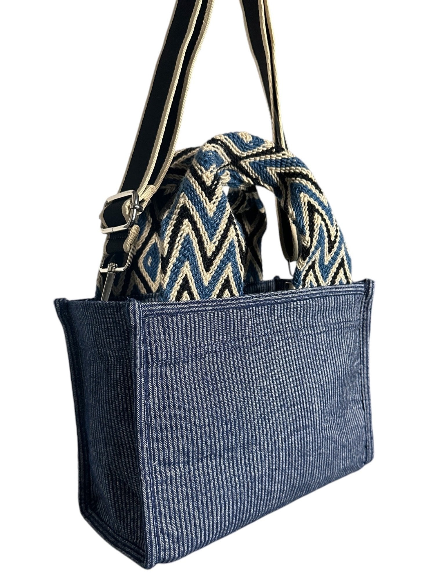 Small and might crossbody tote