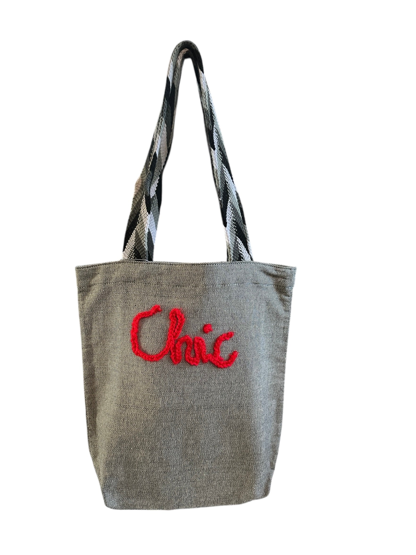 Chic,easy, light weight tote, perfect for the farmers market!