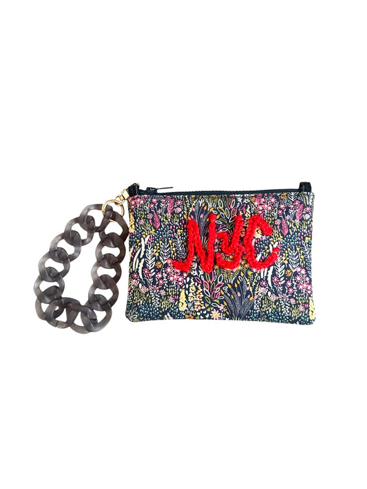 The Friday Kahlo cosmetic wristlet, the perfect accessory!