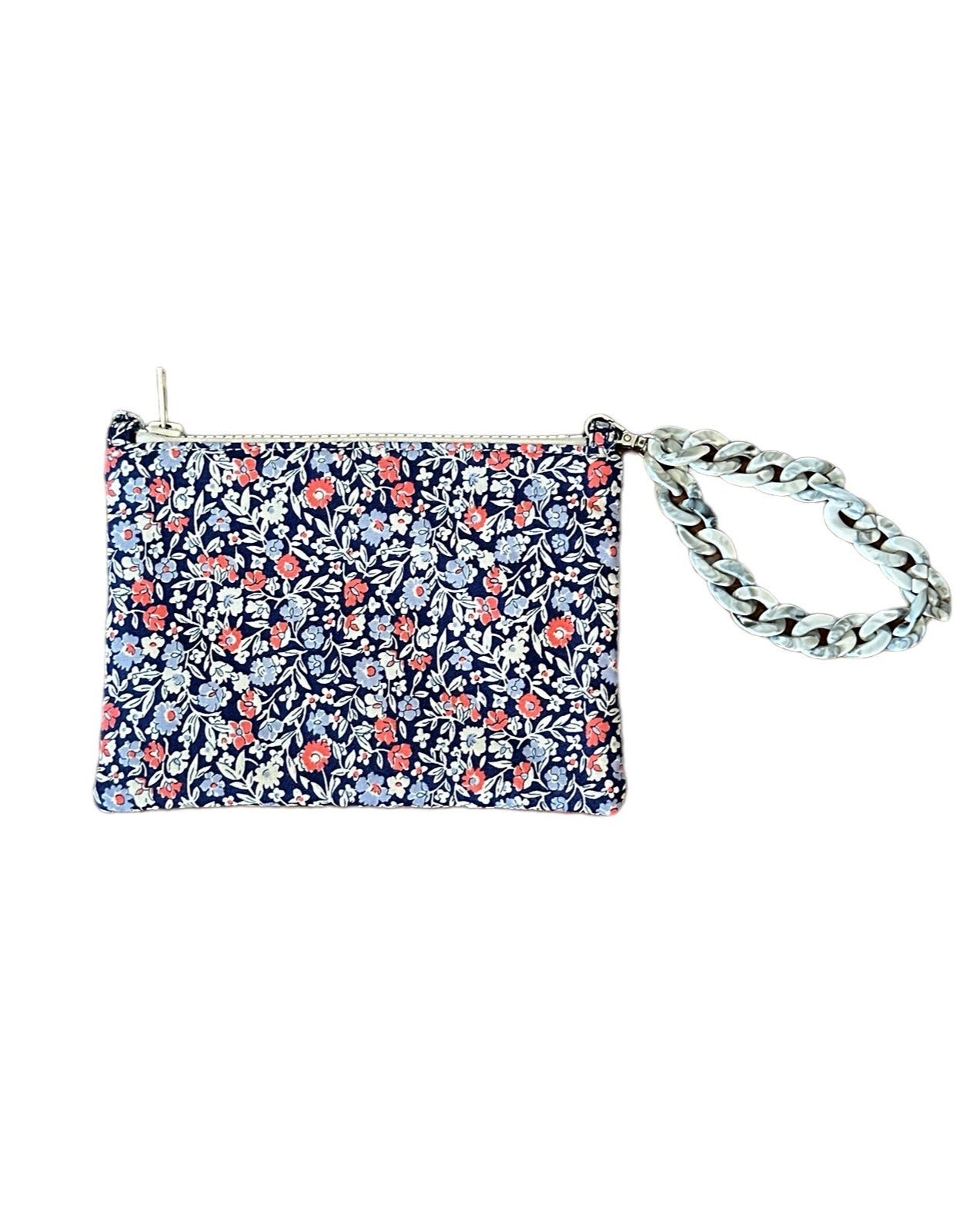 Liberty of London Blue Floral Wristlet pouch. 