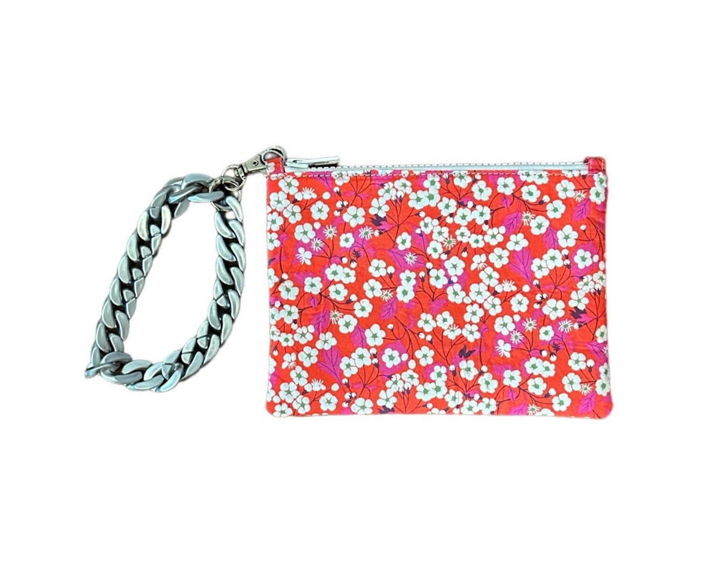 Liberty of London Red Poppies wristlet pouch. 