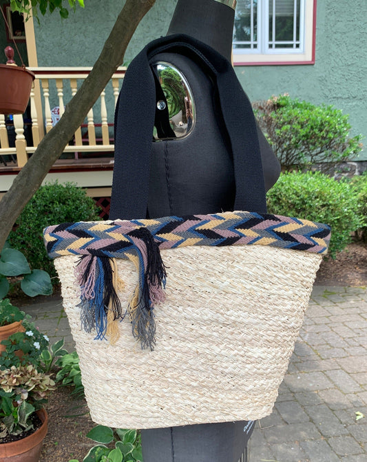 Large roomy straw beach tote!